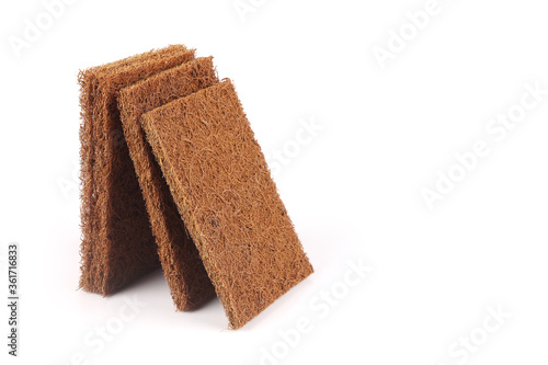 Fotografie Indian home made Coconut coit dishwashing scrub pads