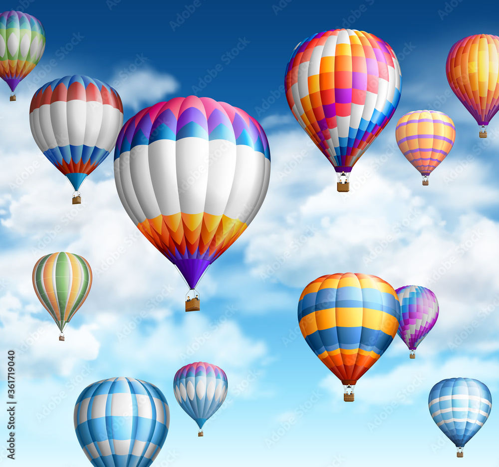 Obraz premium Backgrounds with Balloons