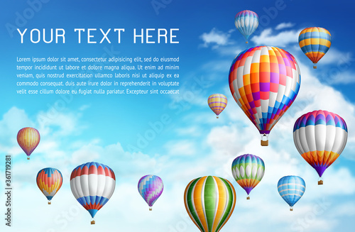 Sky with Balloons