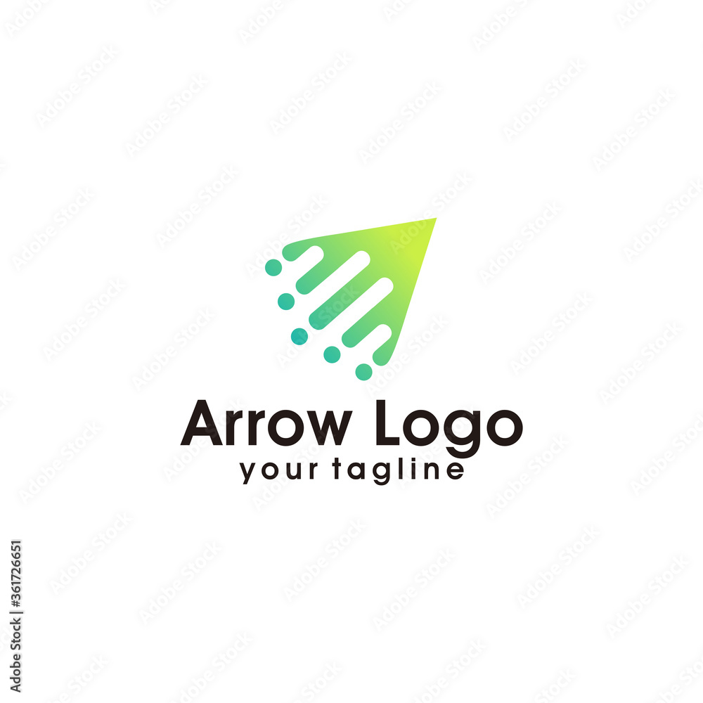 Arrow logo template. Abstract business logo icon design template Arrow logo template. Abstract business logo icon design template