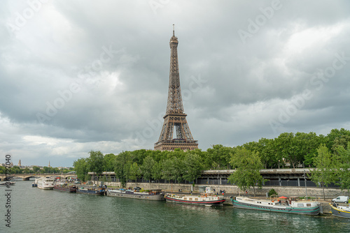 Paris Seine Eiffel tower France © Vadim