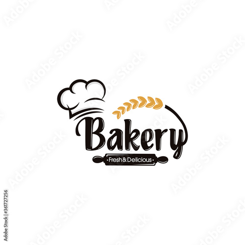 Vintage Retro Bakery Logo Badges And Labels Stock Vector