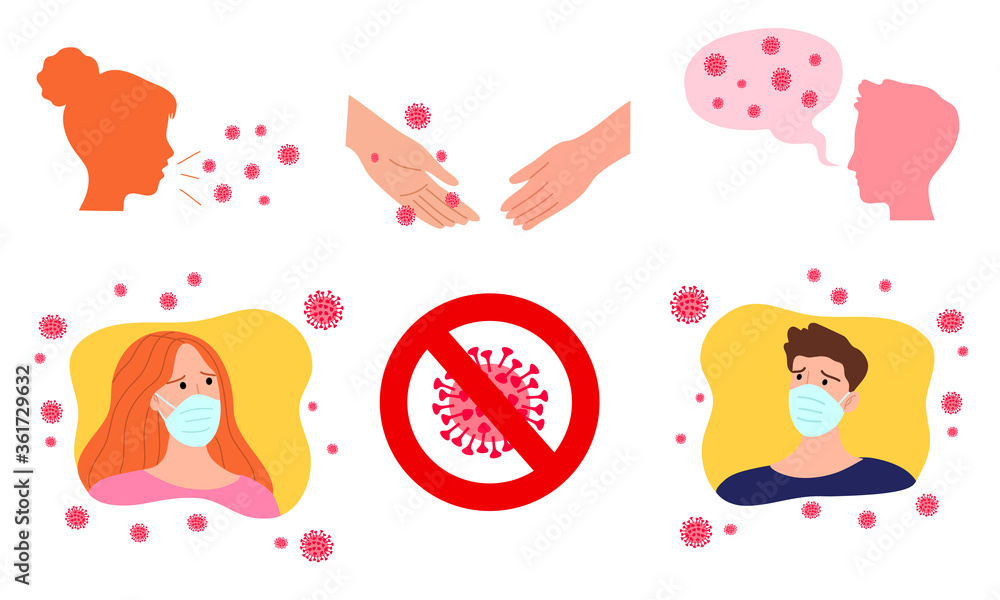 Coronavirus infection bacterias and protecting from them with masks Coronavirus infection bacterias and protecting from them with masks