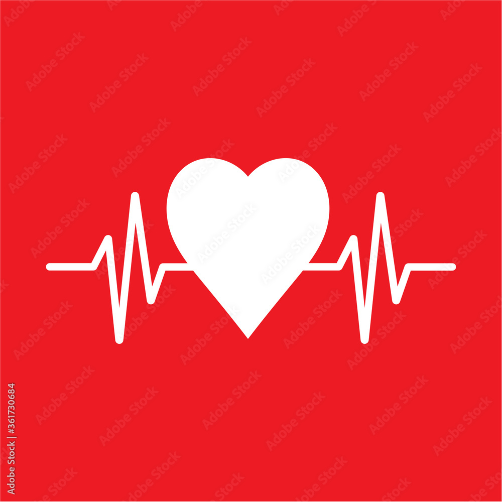 Art design health medical heartbeat pulse vector Art design health medical heartbeat pulse vector