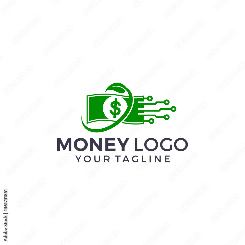 fast money logo combination. Fast pay symbol or icon. Unique cash and digital logotype design template. fast money logo combination. Fast pay symbol or icon. Unique cash and digital logotype design template.