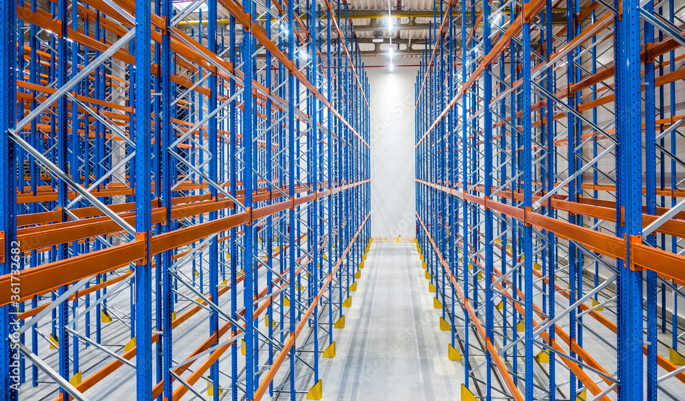 high storage warehouse - Large storage area - aerial view