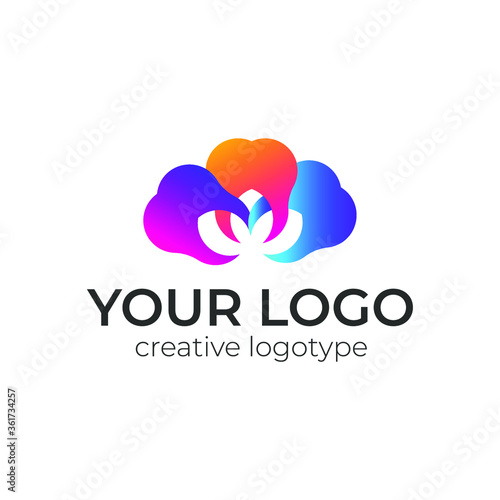 Dental tooth logo design creative and modern stomatology logotype