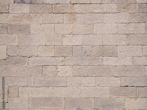 Real antique spanish brickwall background texture