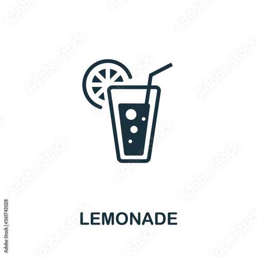 Lemonade icon. Simple element from drinks collection. Creative Lemonade icon for web design, templates, infographics and more