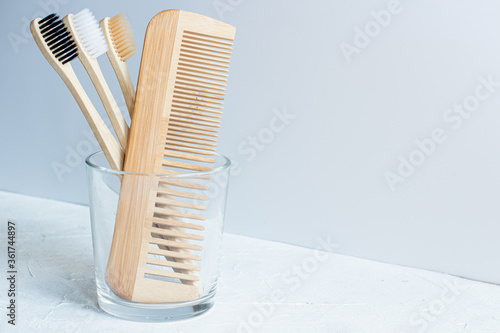 wooden toothbrushes, tooth powder