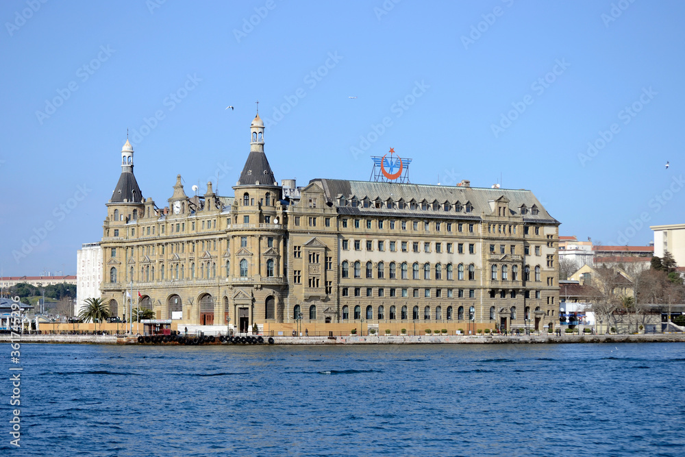 Istanbul - Haydarpaşa Historical train station before the fire.