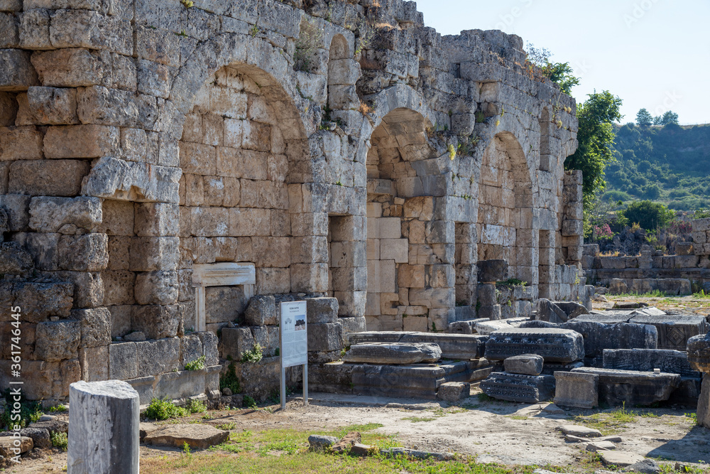 Perge Ancient City in Antalya Province, Turkey
