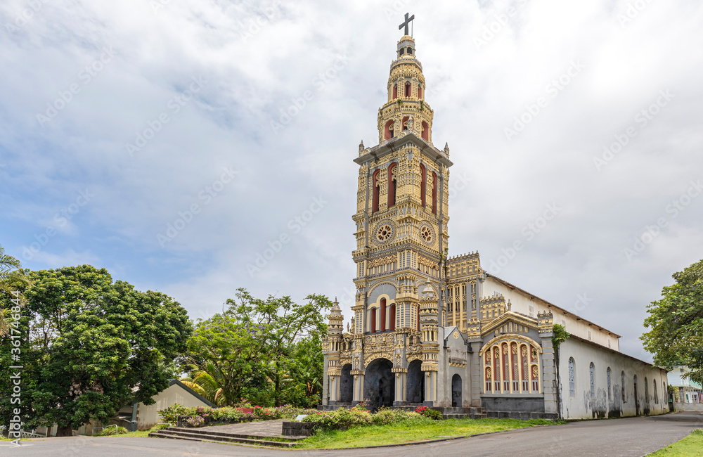 Church of Sainte-Anne in Saint-Benoit (La Reunion)