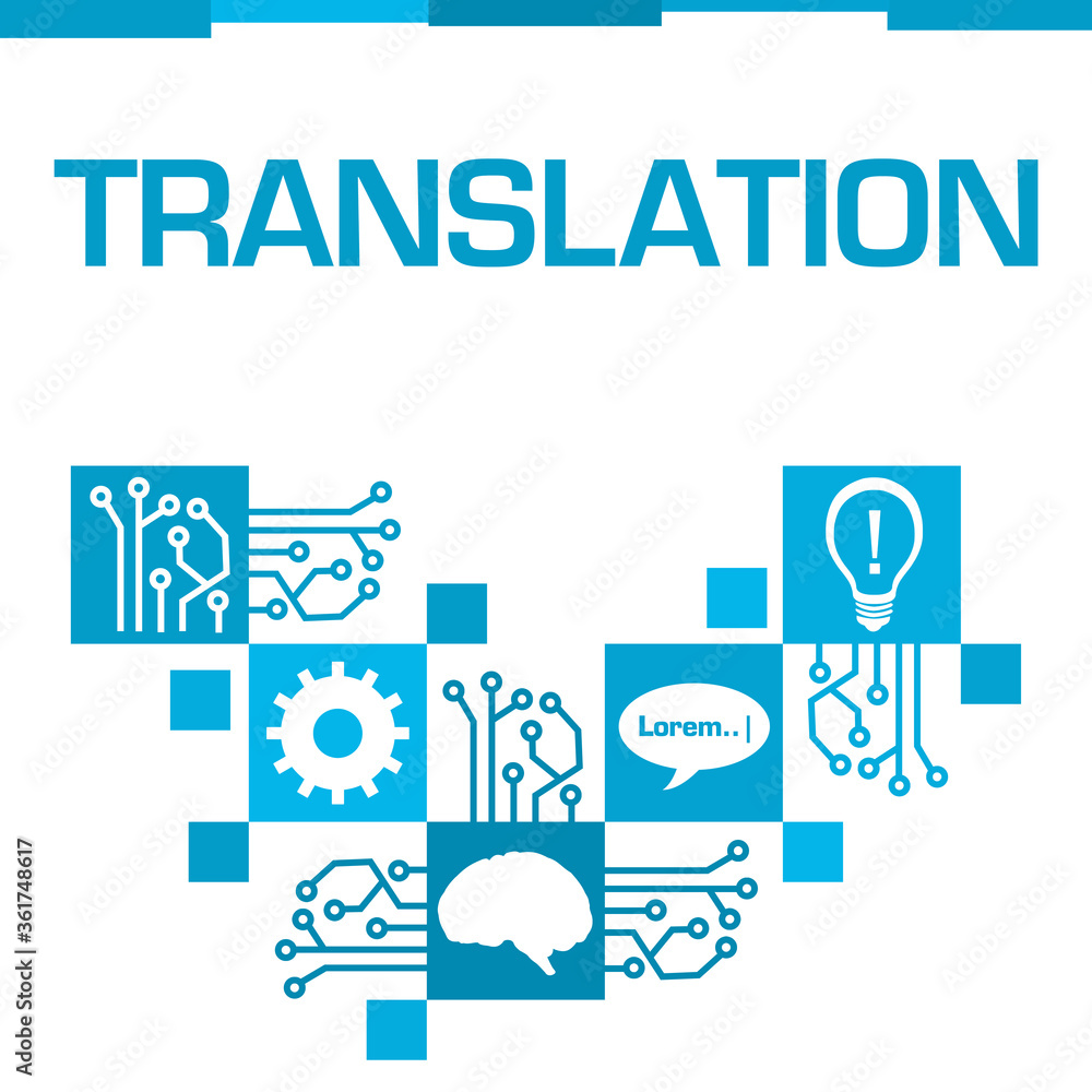 Translation Blue Squares Symbols Circuit Elements Translation Blue Squares Symbols Circuit Elements