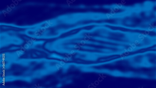 Blue pop art retro background with halftone in comic style. Gradient pop-art template. Dots design. Vector illustration.