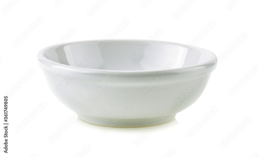 White bowl on white background White bowl on white background