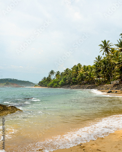 Tropical beach paradise Sri Lanka