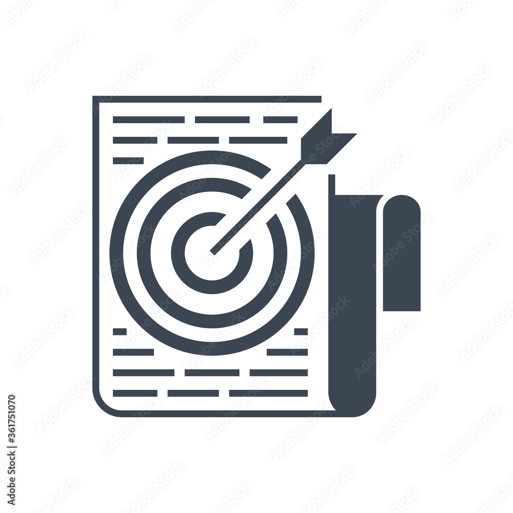 Target Keywords Related Vector Glyph Icon. Isolated on White Background. Vector Illustration. Target Keywords Related Vector Glyph Icon. Isolated on White Background. Vector Illustration.