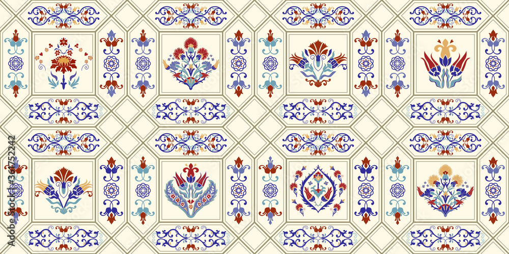 Fototapeta patchwork słowiański