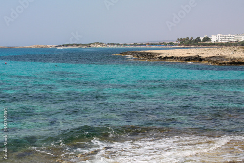 Cyprus. View of the Mediterranean Sea.