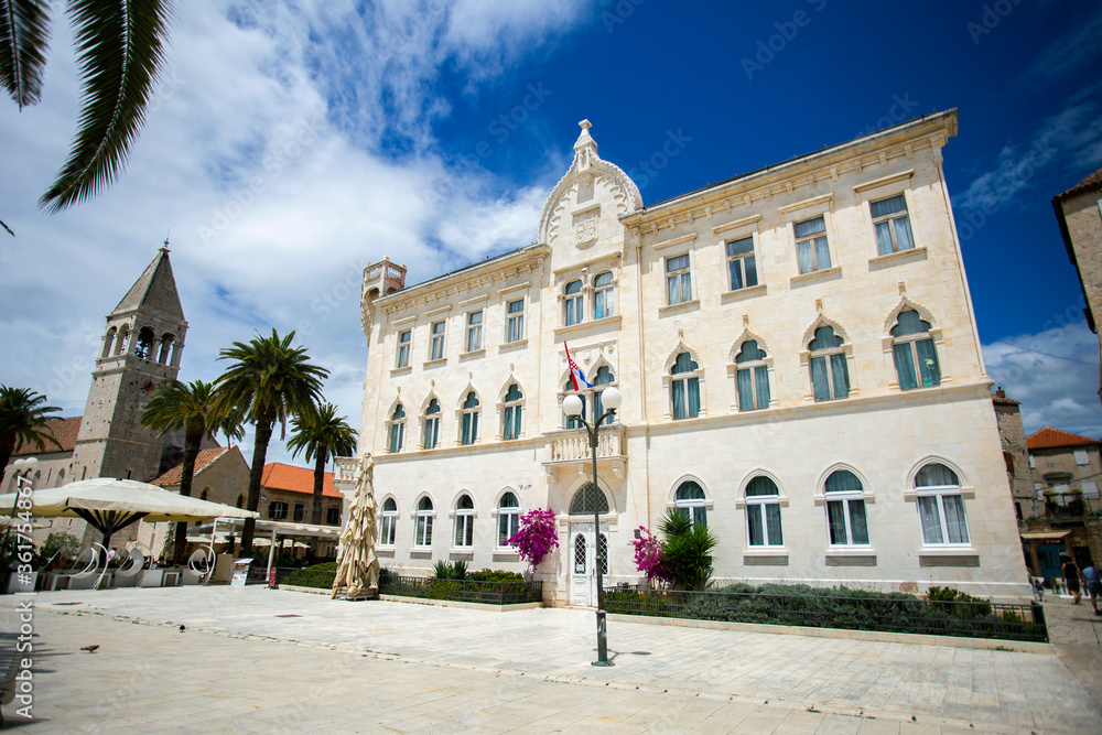 Part of city of Trogir in Croatia