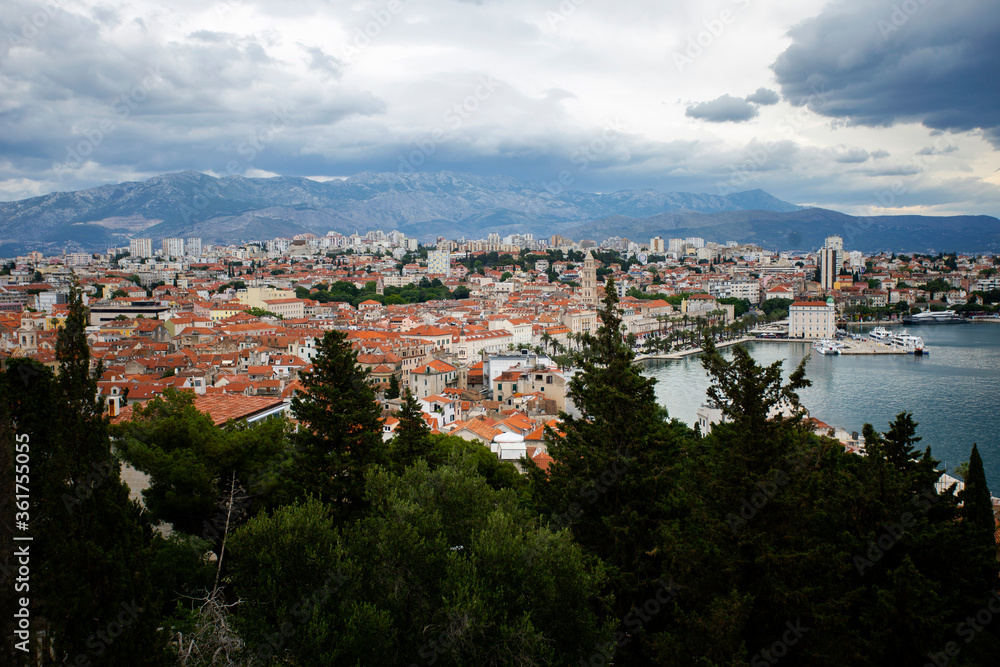 City of Split from Marjan mountain