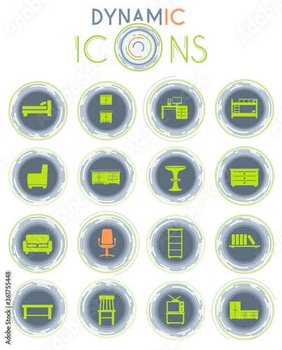 Furniture dynamic icons