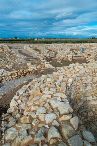 Poblado íbero Els Vilars, Arbeca, Les Garrigues, Lleida, Catalunya, Spain photo