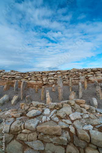 Poblado íbero Els Vilars, Arbeca, Les Garrigues, Lleida, Catalunya, Spain photo