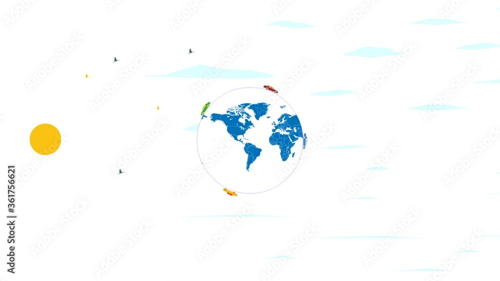 Amsterdam. Animated 4K banner for a travel agency. Amsterdam. Animated 4K banner for a travel agency.