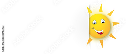Covert Funny Sun White Header