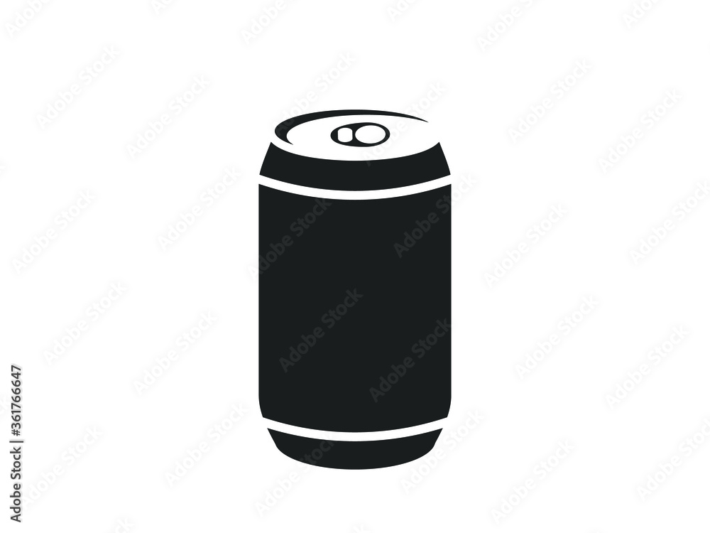 Beer can vector icon. Can vector illustration. Soda can design. Beer can vector icon. Can vector illustration. Soda can design.