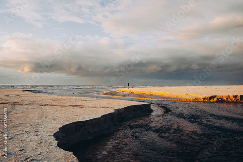 Nordseestrand in Vejers in Dänemark