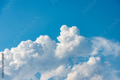 White clouds in the Blue Sky - Cumulonimbus