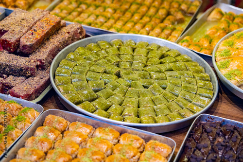 Azarbaijan sweets in different colors