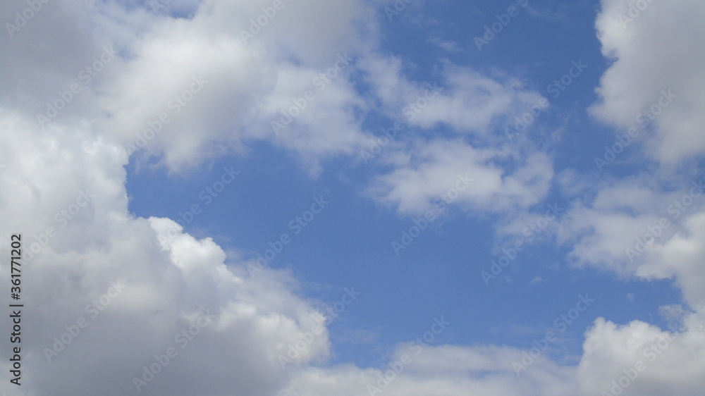 Obraz premium blue sky with clouds