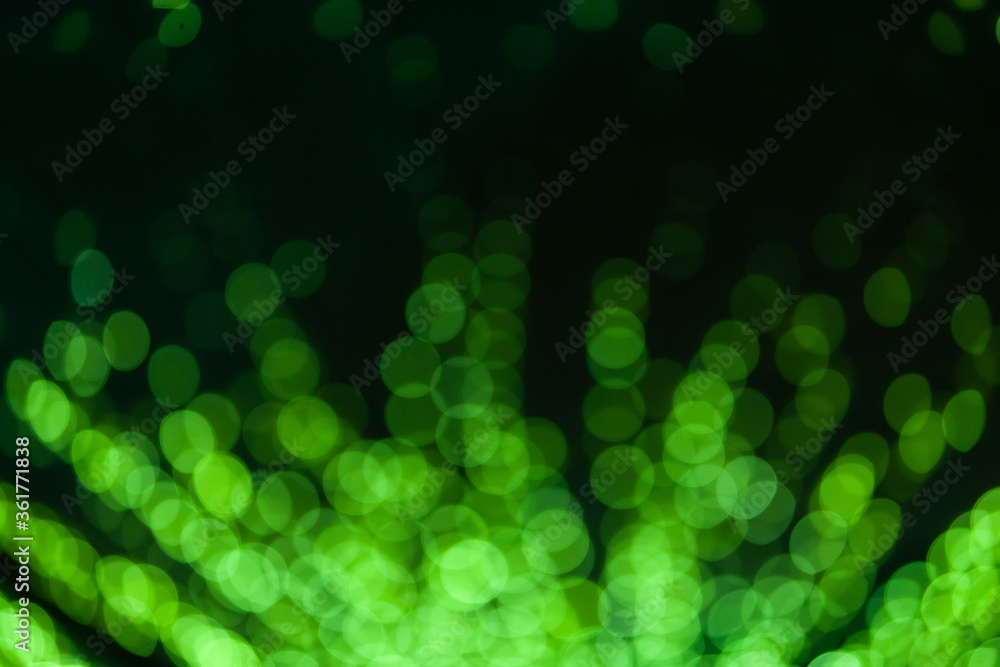 Green abstract bokeh night in city background. Green abstract bokeh night in city background.