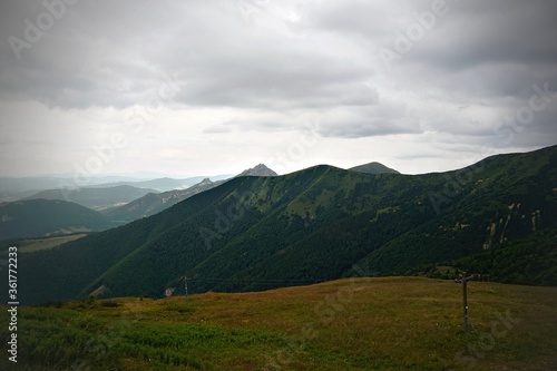 Mala Fatra mountains panorama in summer  Slovakia