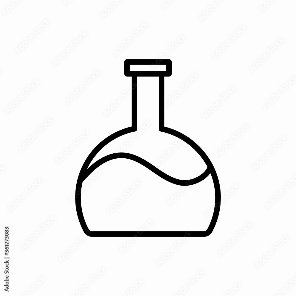 Outline flask icon.Flask vector illustration. Symbol for web and mobile Outline flask icon.Flask vector illustration. Symbol for web and mobile