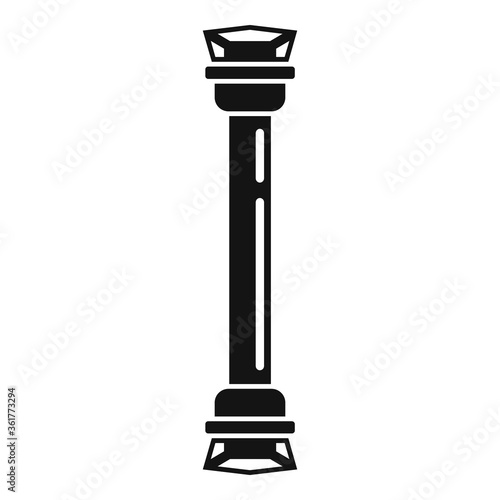 Piercing icon. Simple illustration of piercing vector icon for web design isolated on white background