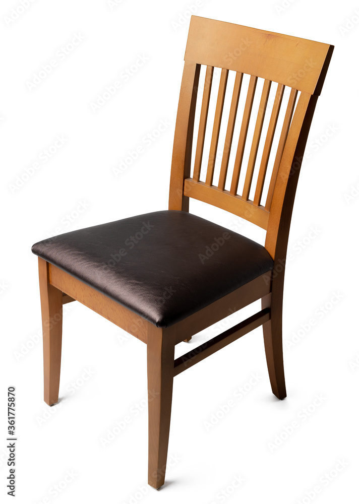 Comfortable chair isolated on white. Studio shot Comfortable chair isolated on white. Studio shot