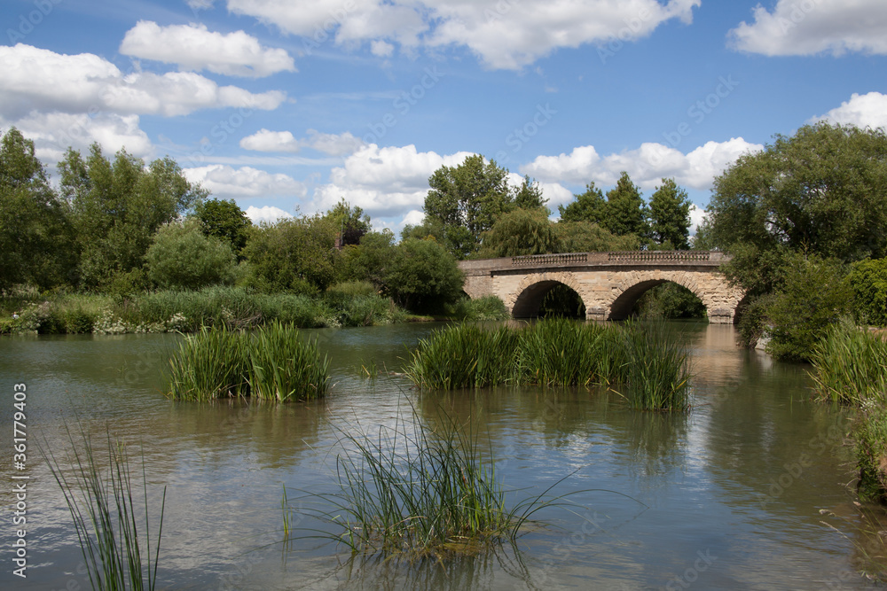 The Swinford Bridge over The Thames at West Oxfordshire in the UK The Swinford Bridge over The Thames at West Oxfordshire in the UK