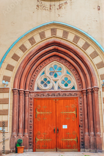 old church door