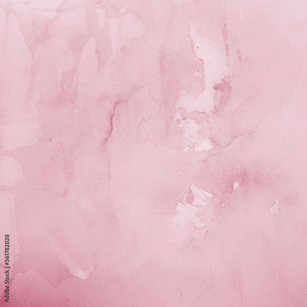 Obraz premium Abstract pink watercolor background texture