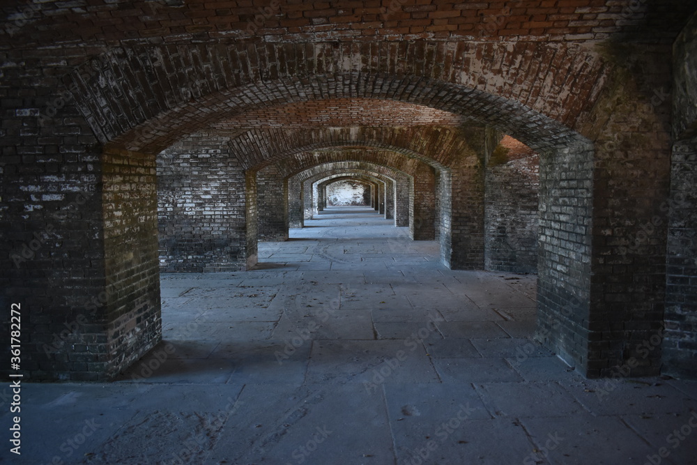 Inside Fort Tortugas 