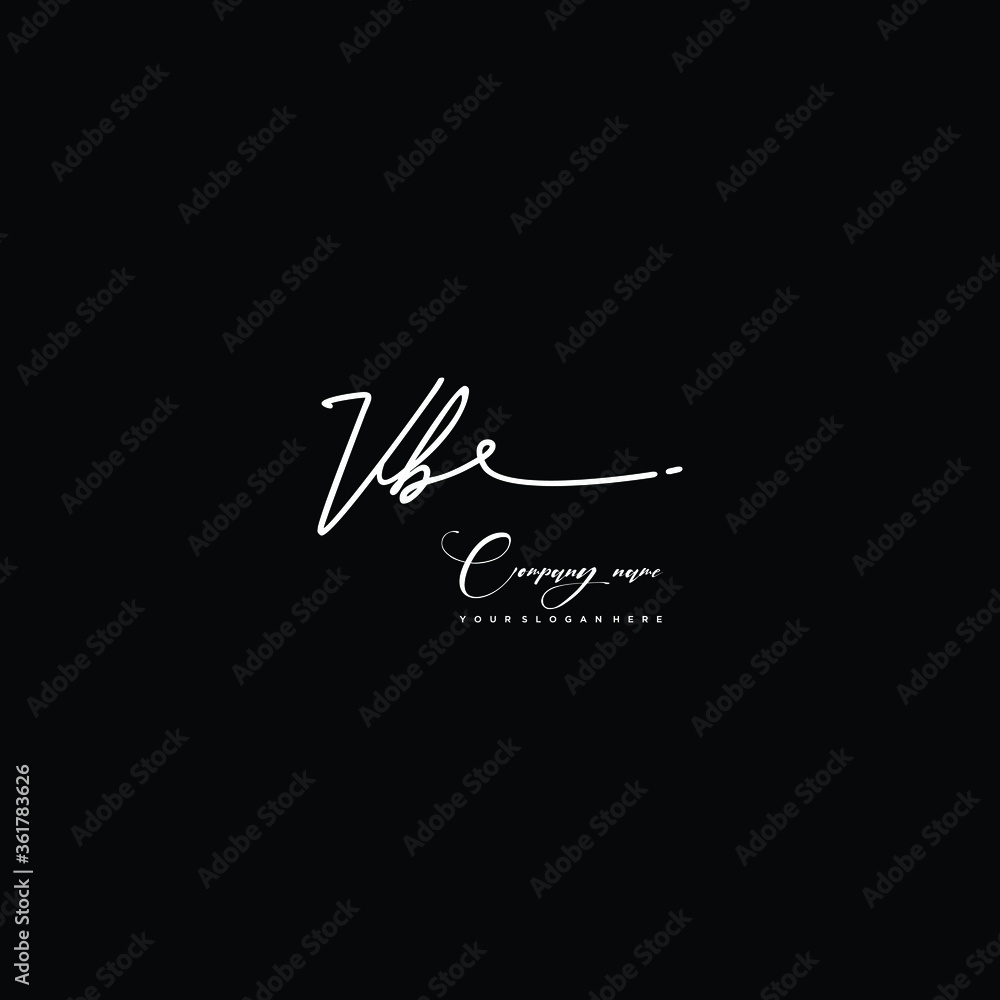 VB initials signature logo. Handwriting logo vector templates. Hand drawn Calligraphy lettering Vector illustration.
VB initials signature logo. Handwriting logo vector templates. Hand drawn Calligraphy lettering Vector illustration.