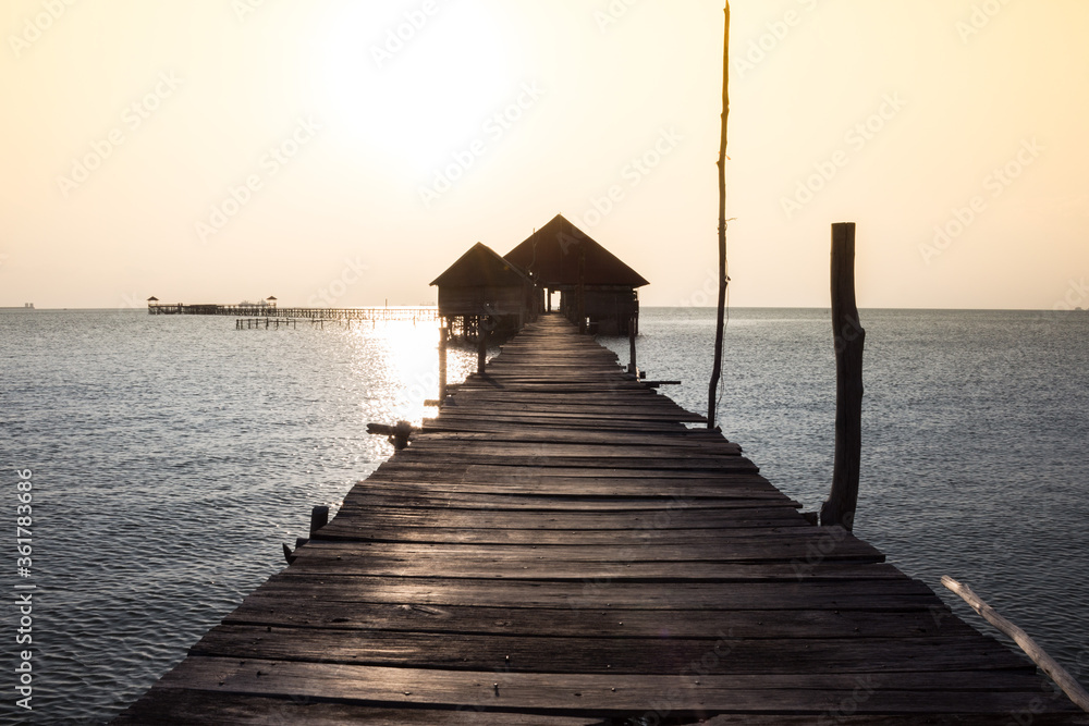 Fototapeta premium Batam - Indonesien - Seehaus