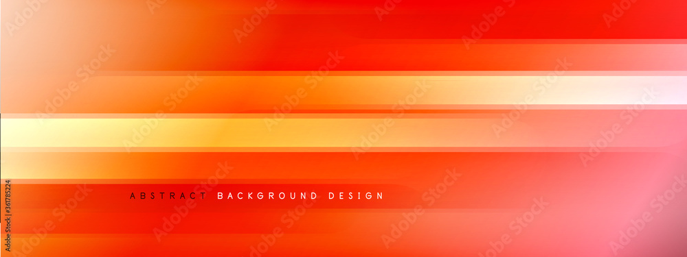 Motion concept neon shiny lines on liquid color gradients abstract backgrounds. Dynamic shadows and lights templates for text