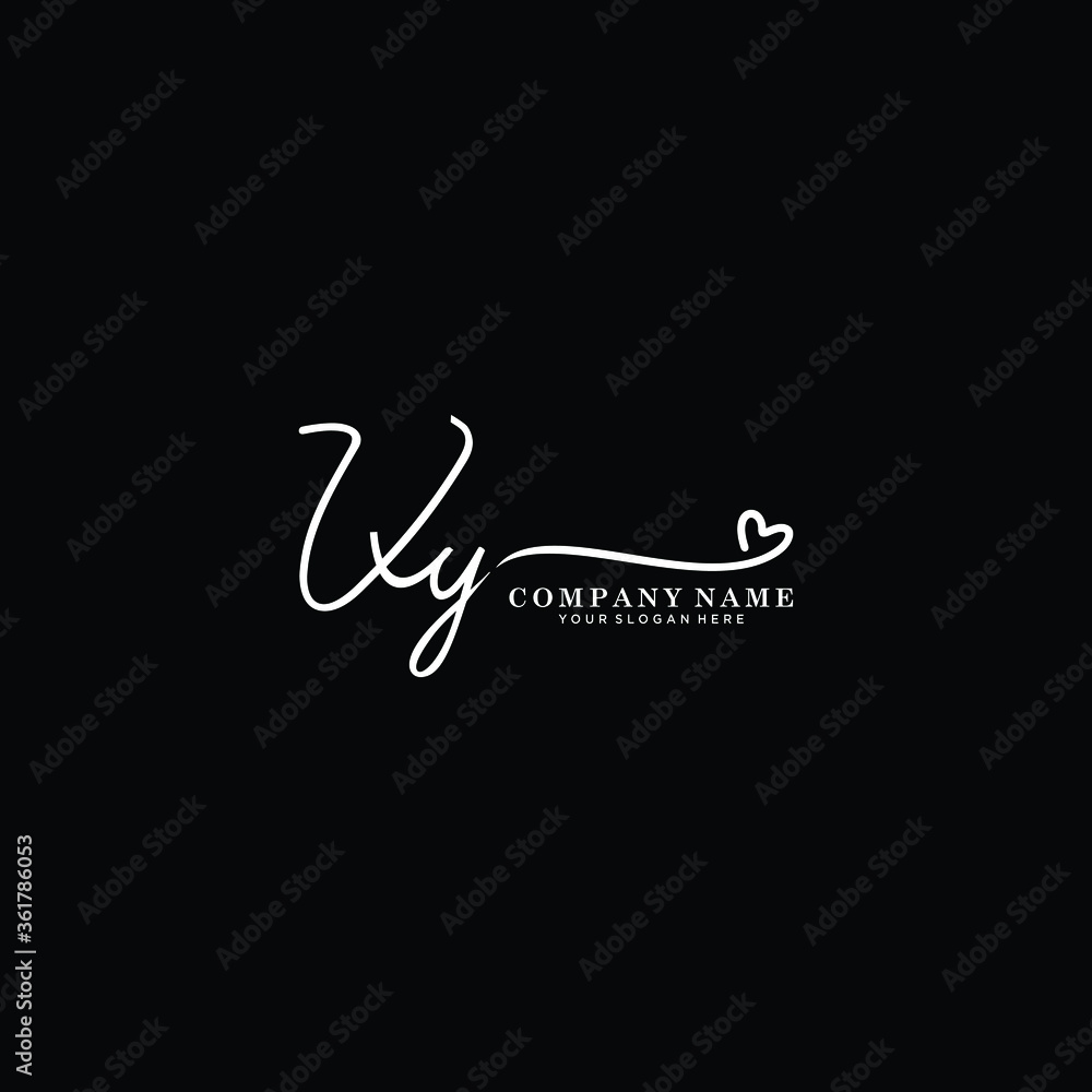 VY initials signature logo. Handwriting logo vector templates. Hand drawn Calligraphy lettering Vector illustration.
VY initials signature logo. Handwriting logo vector templates. Hand drawn Calligraphy lettering Vector illustration.