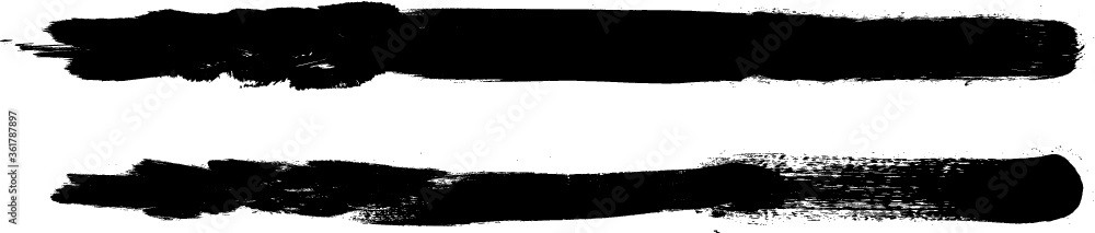 Grunge Paint Roller . Vector brush Stroke . Distressed banner . Black stripes isolated. paintbrush collection . Modern Textured shape . Dry border in Black . Bulge lines Grunge Paint Roller . Vector brush Stroke . Distressed banner . Black stripes isolated. paintbrush collection . Modern Textured shape . Dry border in Black . Bulge lines